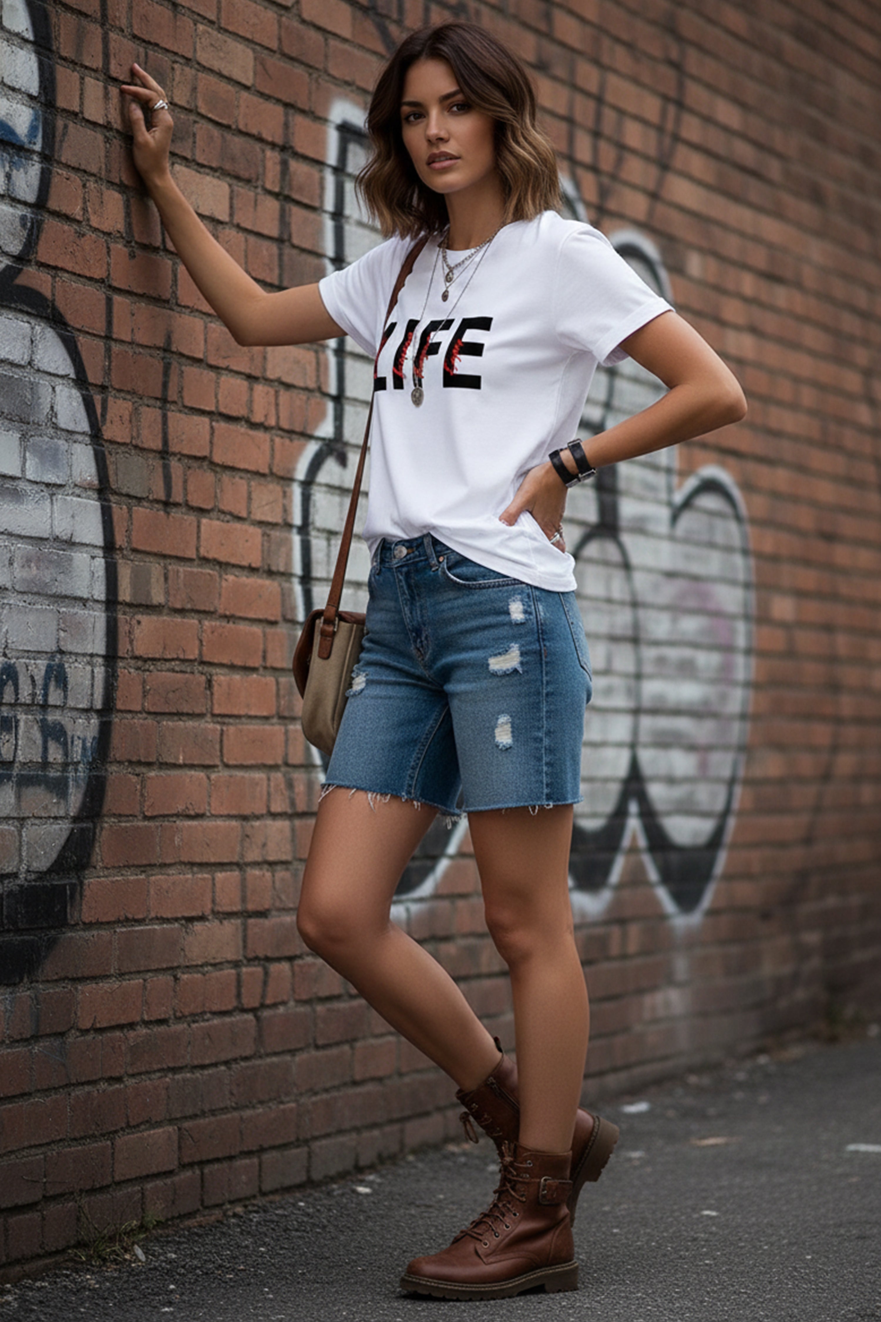LIFE GRAPHIC PRINTED REGULAR TEE