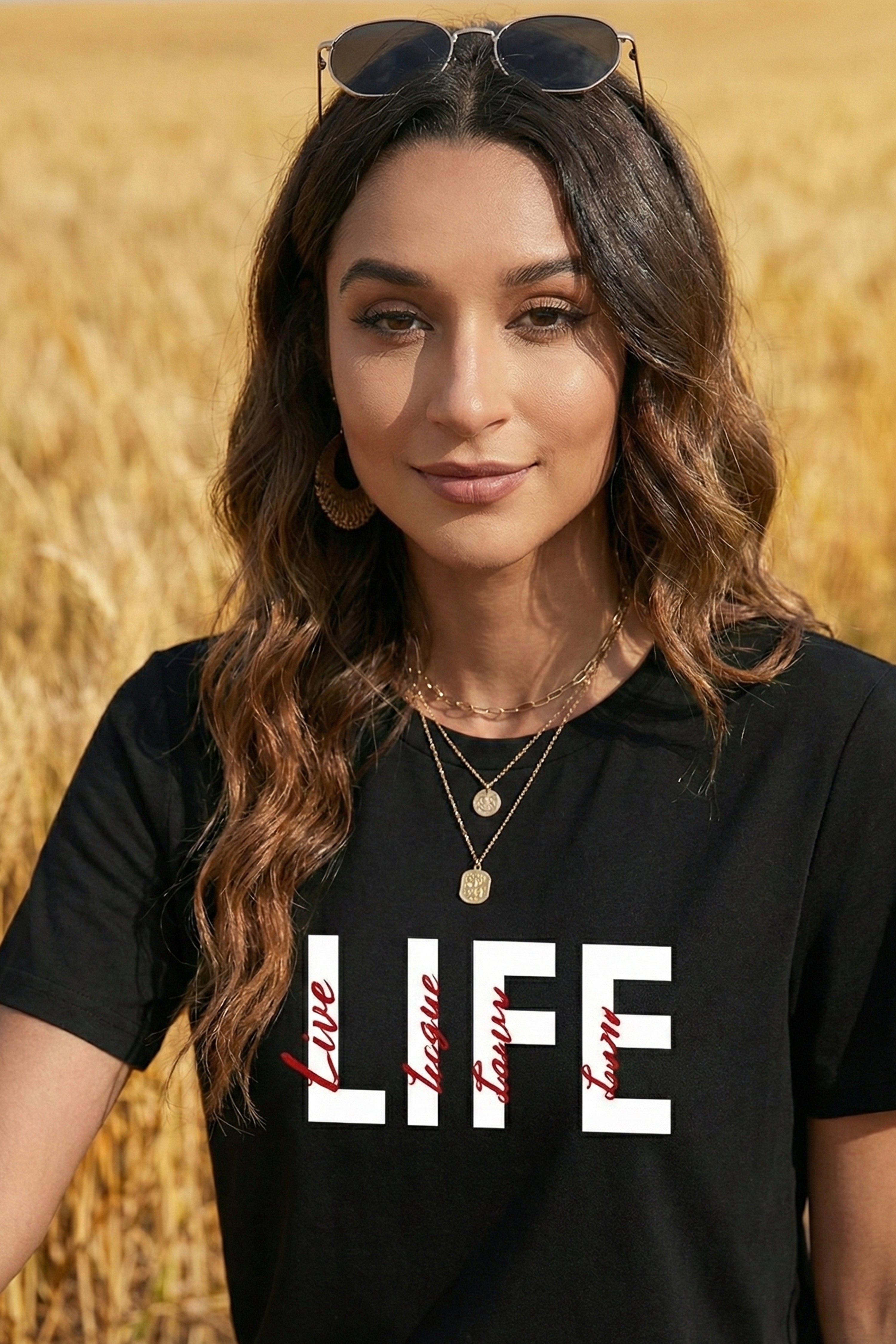 LIFE GRAPHIC PRINTED REGULAR TEE
