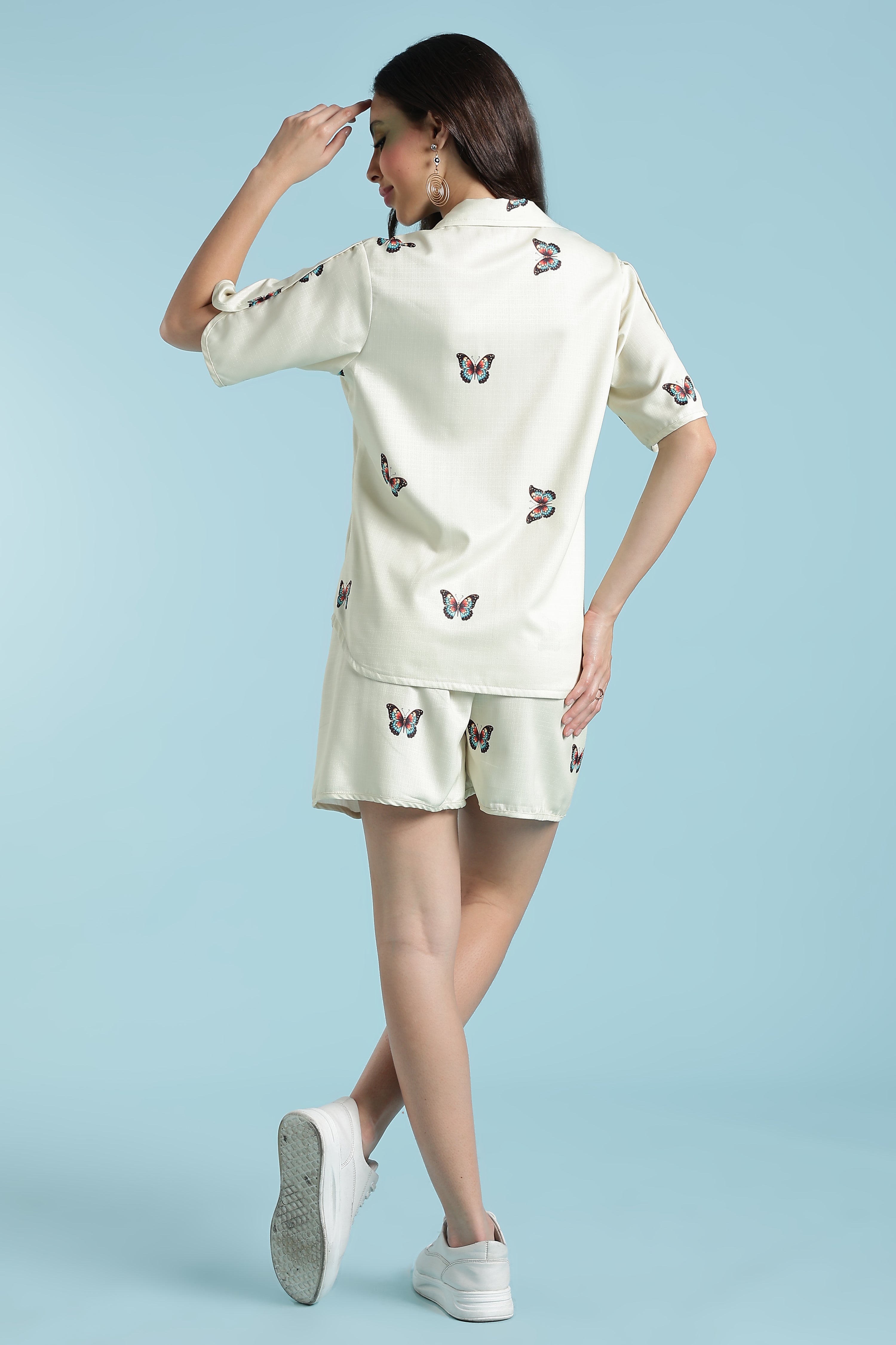 BUTTERFLY CO ORD SET-YELLOW