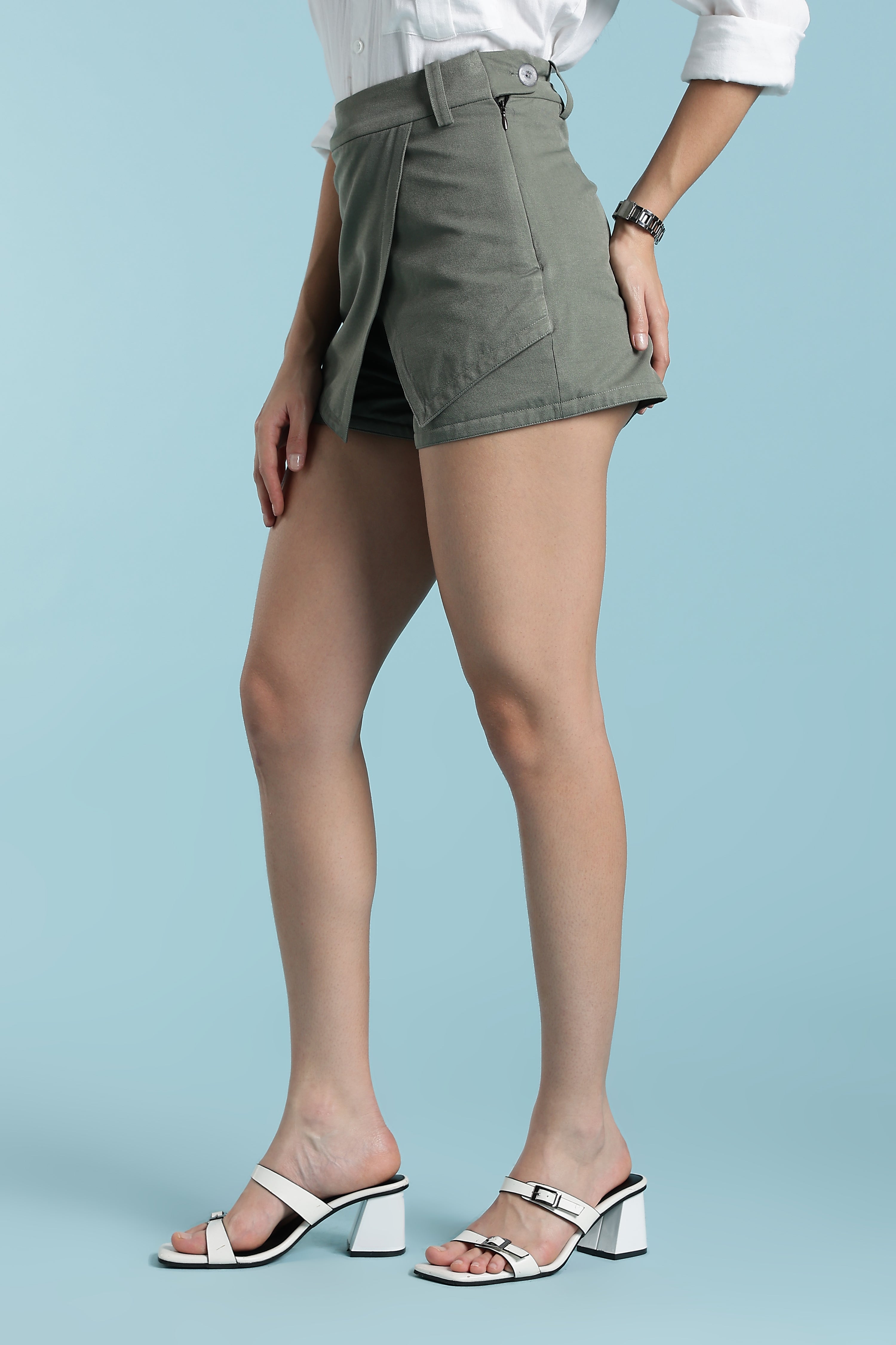 HOT PANT-OLIVE