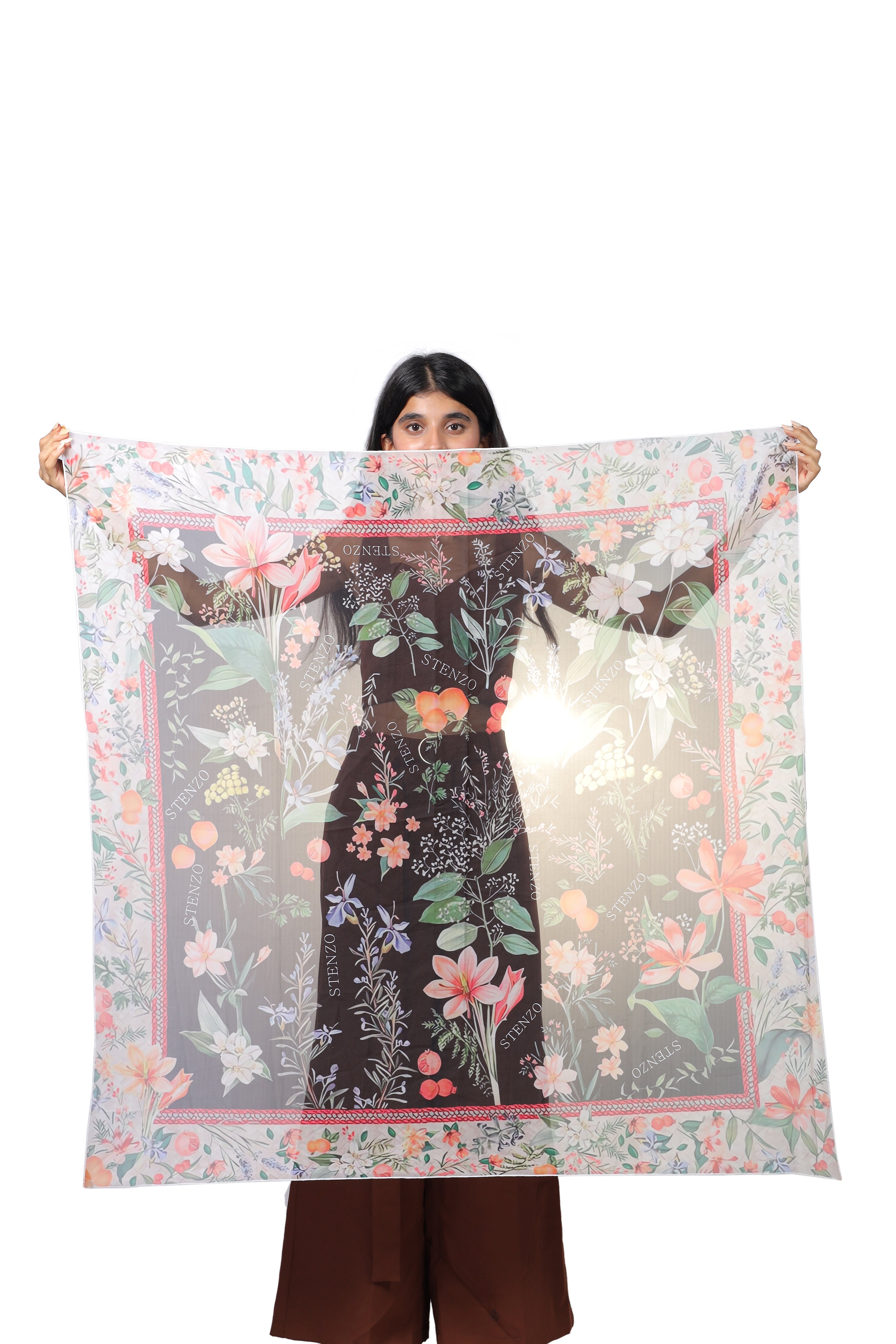 FLORAL HERITAGE SCARF