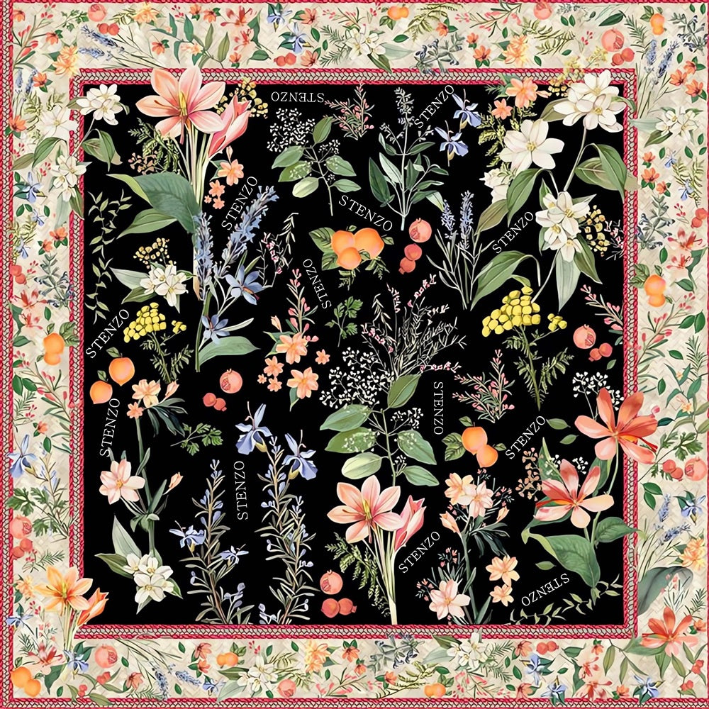 FLORAL HERITAGE SCARF