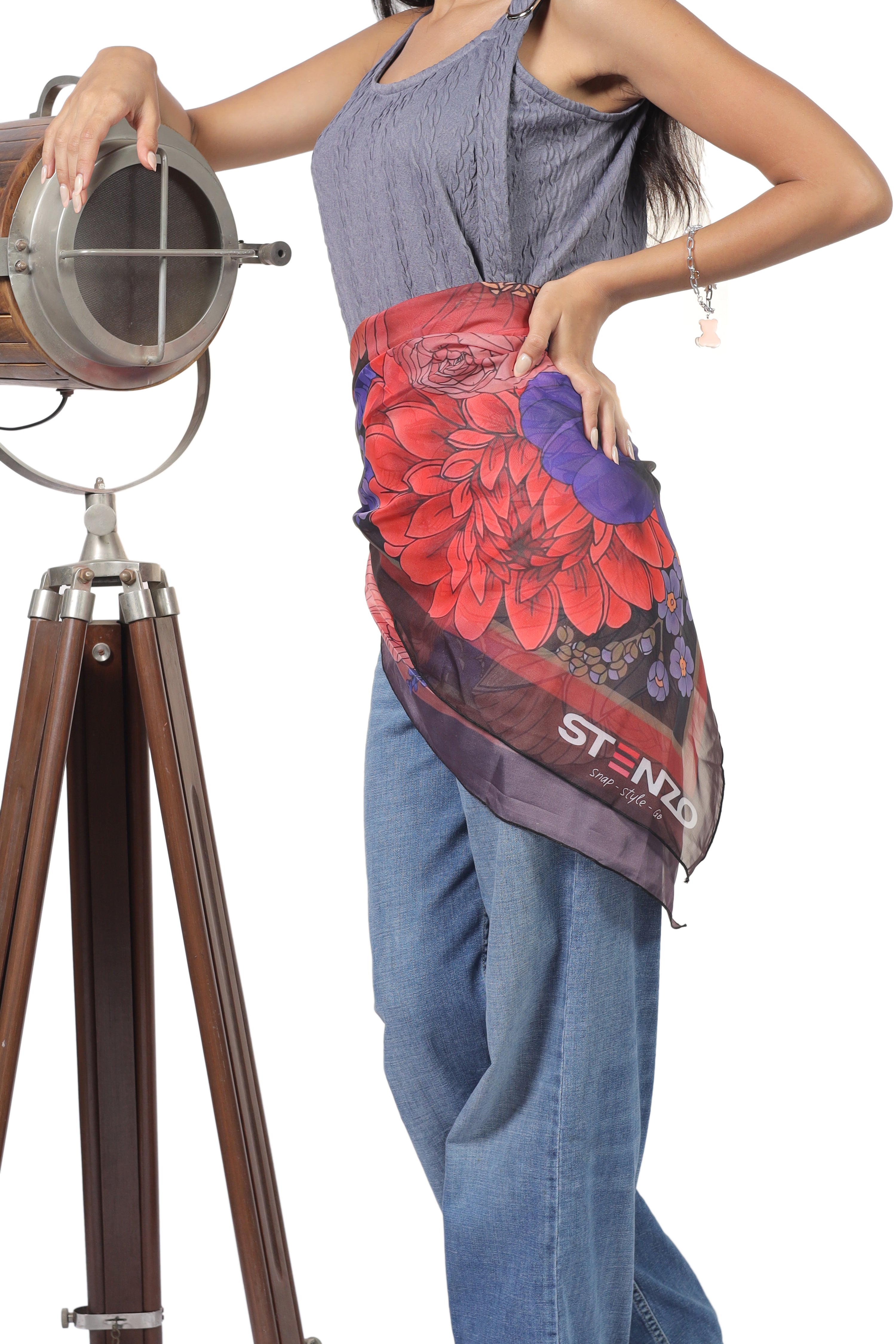 FLORAL FANTACY SCARF