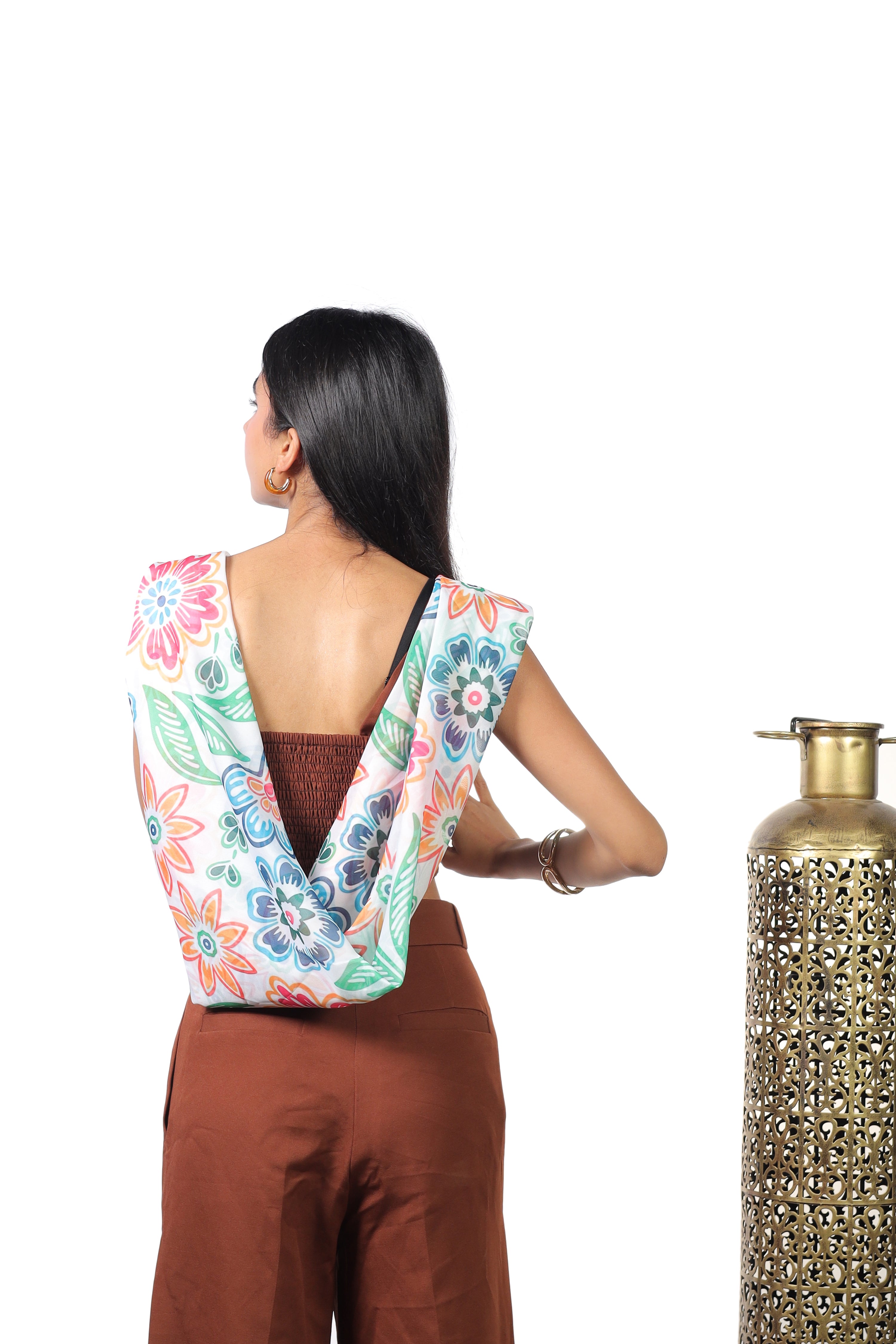 PETALS & LEAVES SCARF