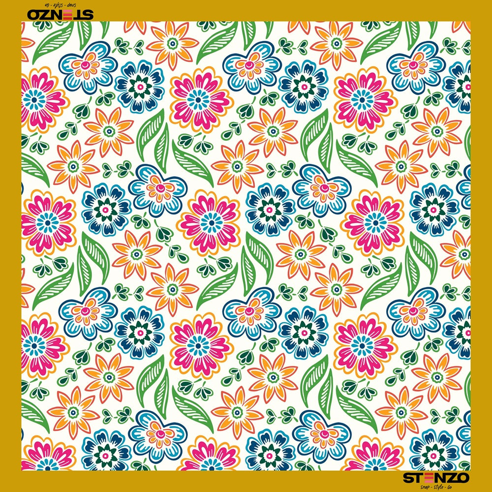 PETALS & LEAVES SCARF