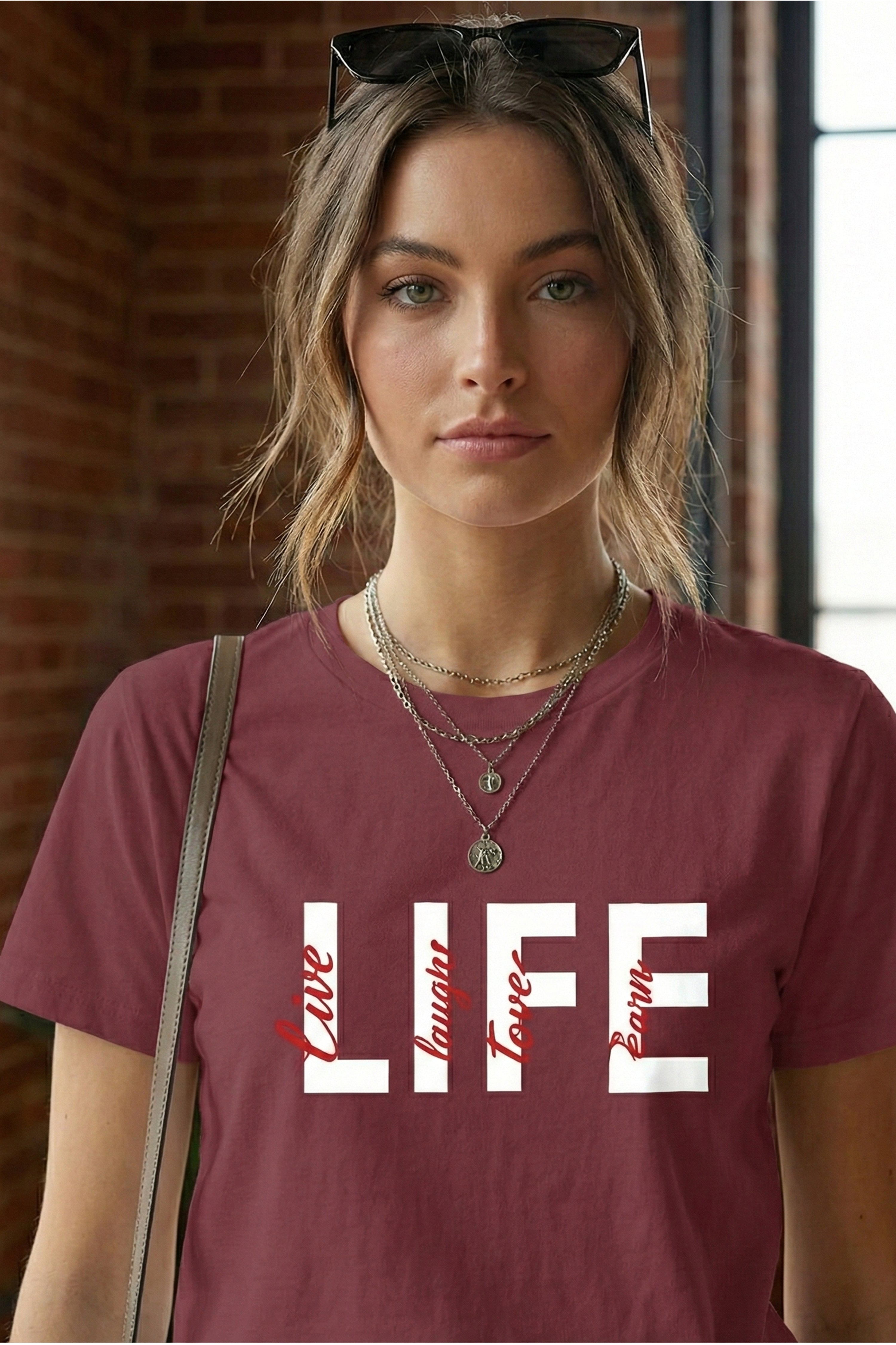 LIFE GRAPHIC PRINTED REGULAR TEE