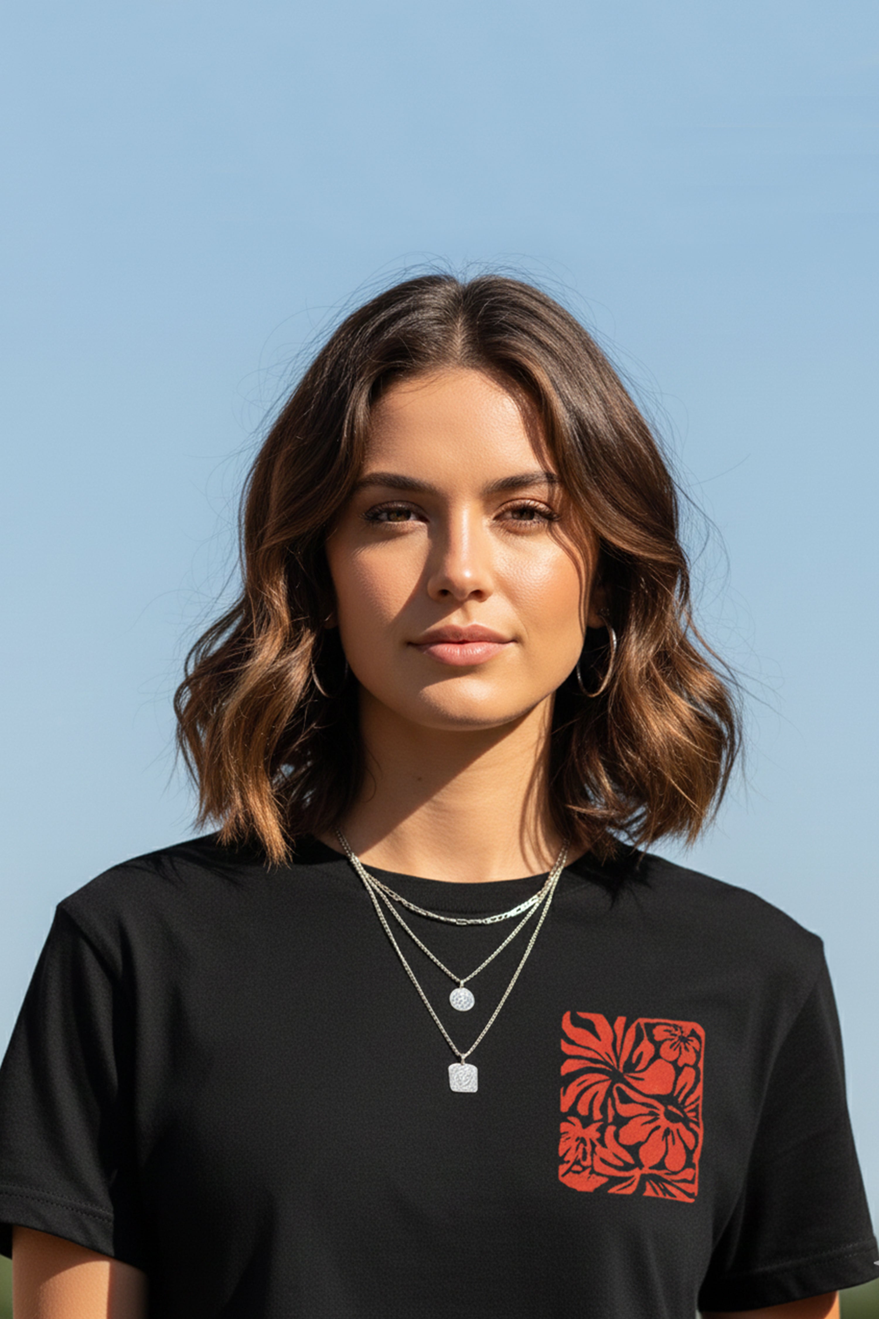 BIRD GRAPHIC PRINTED CROP TOP