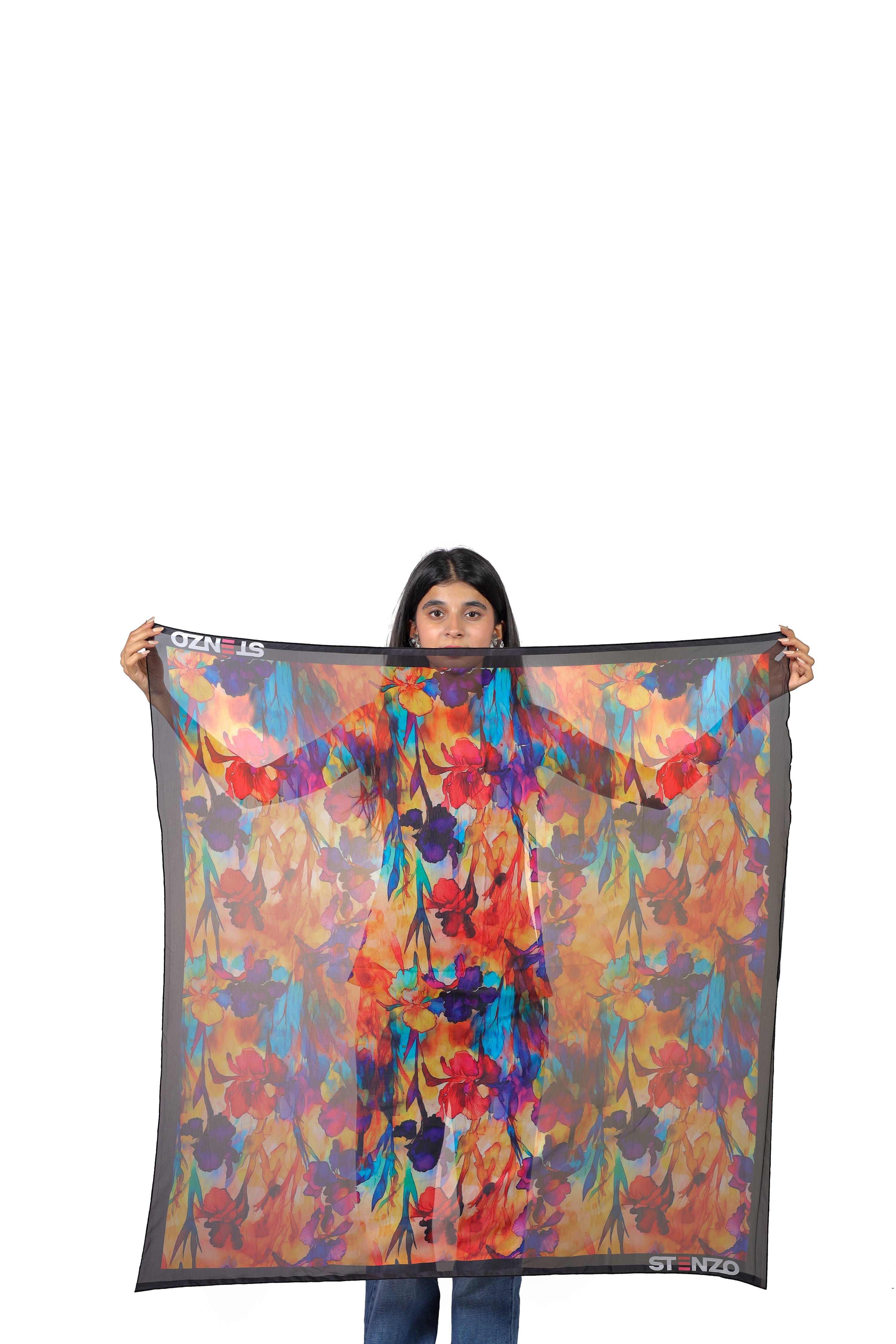 BLOOMING GARDEN SCARF