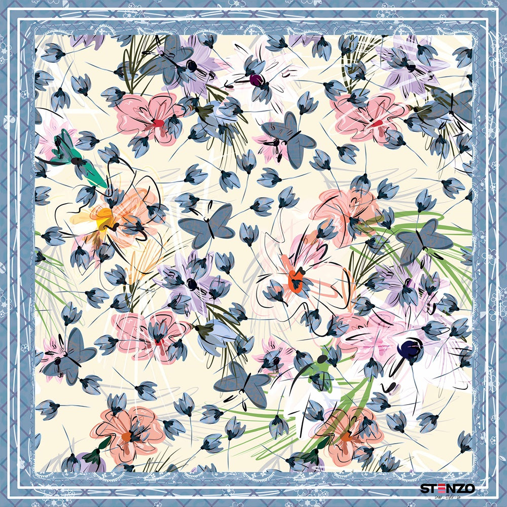 BLOOMING SCARF