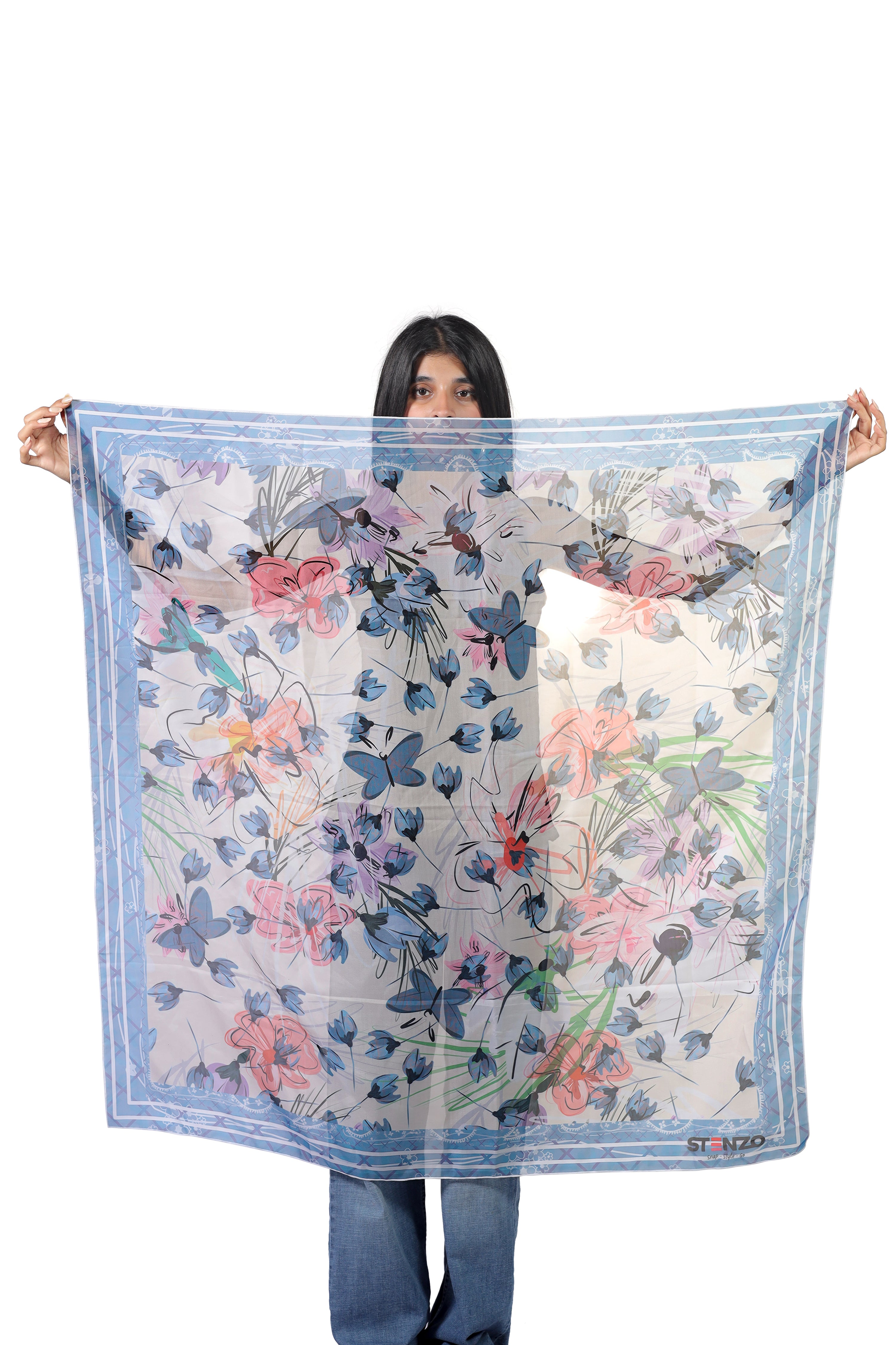 BLOOMING SCARF
