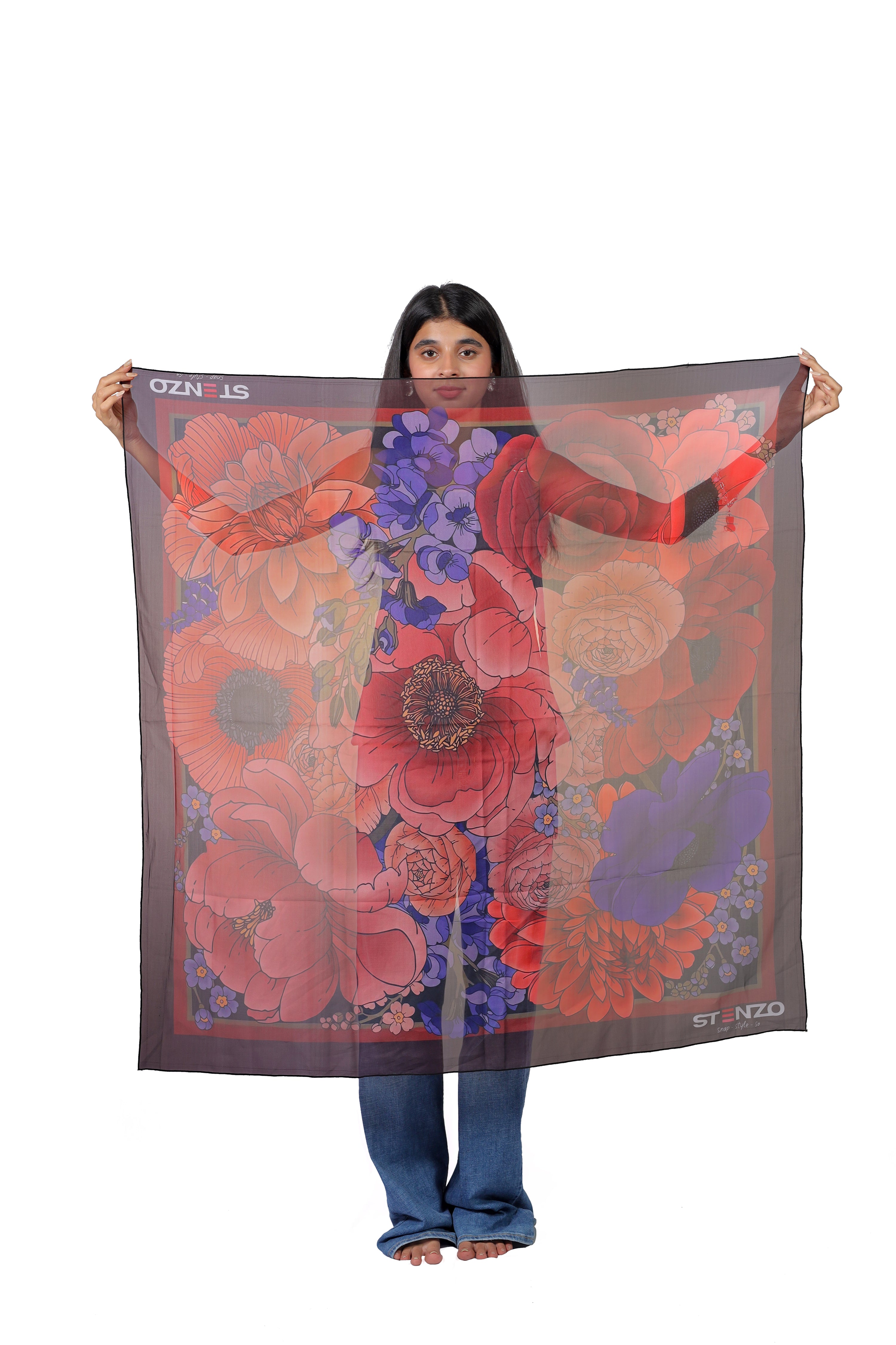 FLORAL FANTACY SCARF