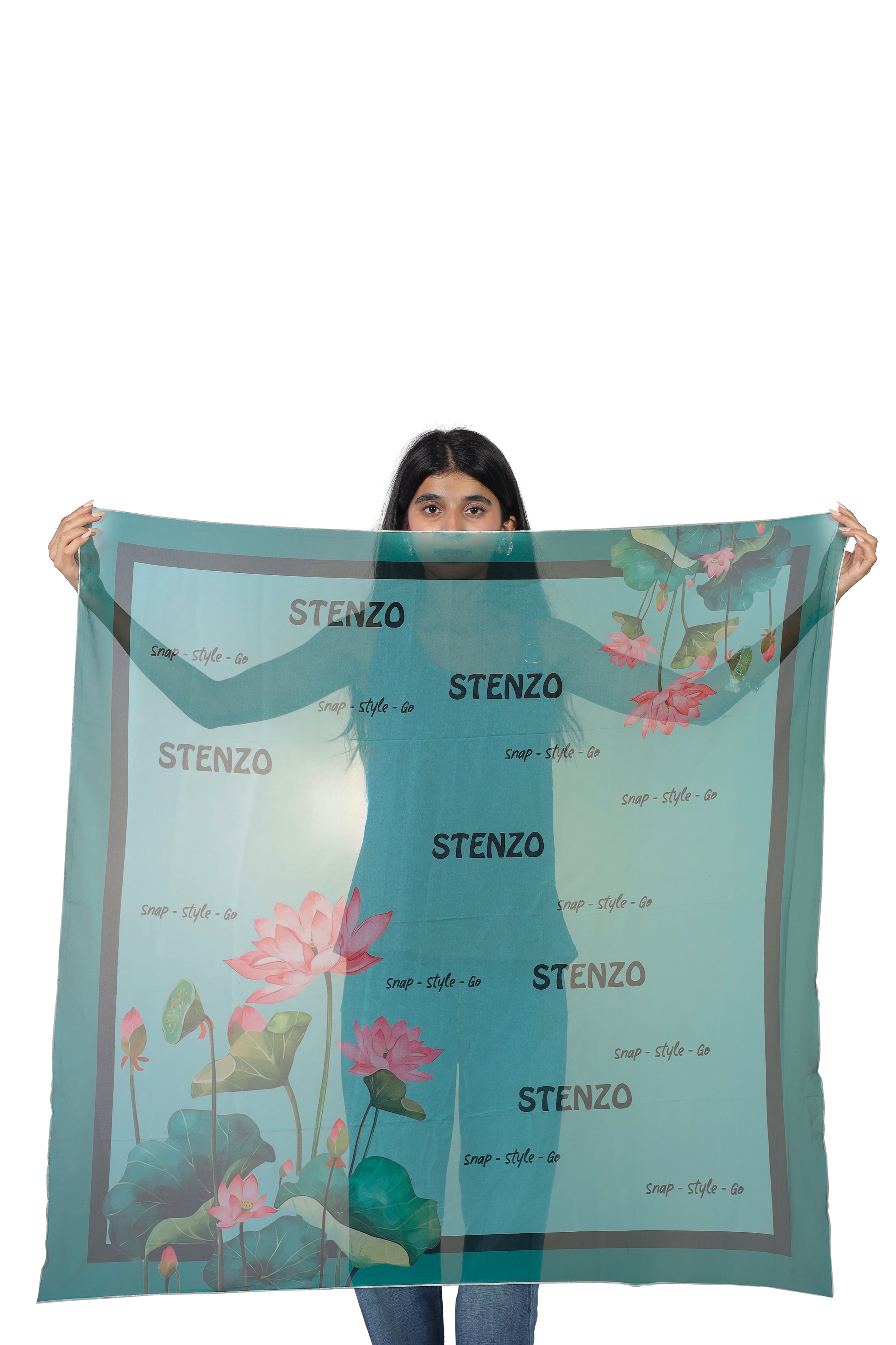 SACRED LOTUS SCARF