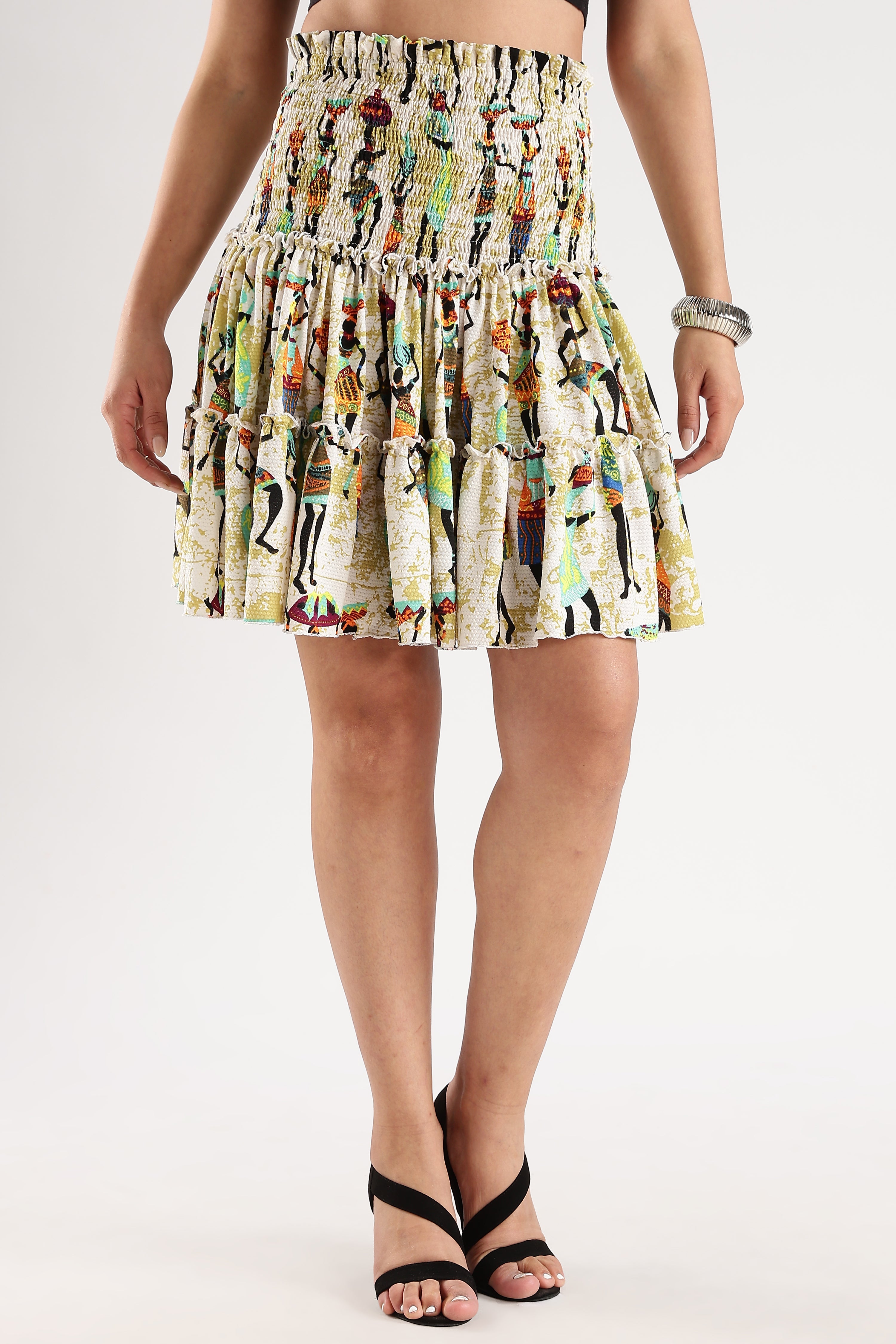 PRINTED SKIRT